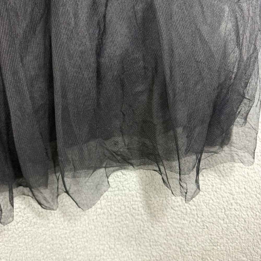 Bailey 44 Women's S Black Tulle Full Midi Skirt Ballet Whimsygoth Dark Romantic - Picture 4 of 15
